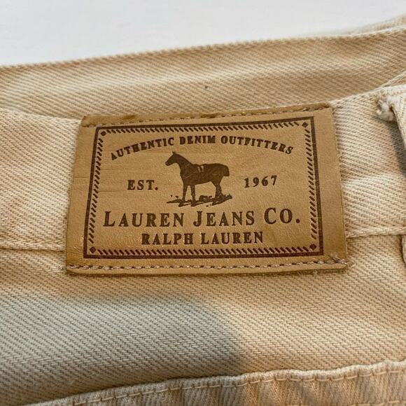 Lauren Jeans Co. By Ralph Lauren Lace Embellished Denim Jeans Size 8 - Picture 6 of 9